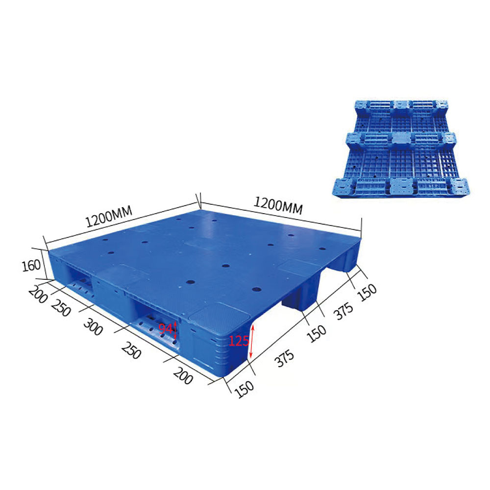 DDC1212 Pallet plastik rintangan cuaca