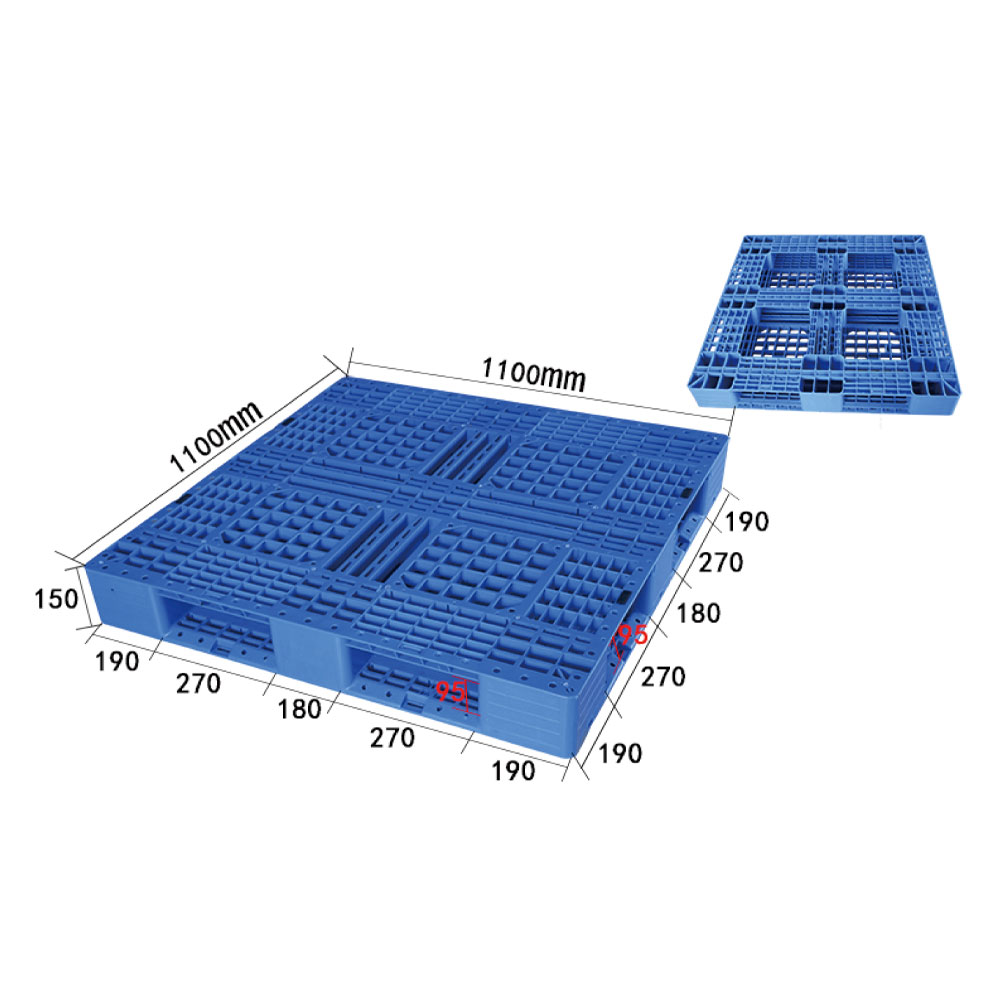 DDT1111 Pallet plastik selamat dan stabil